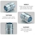 thumbnail image 3 of Shisuyan 12pcs Double Head Steel Connectors Storage Shelves Parts Storage Rack Nuts, 3 of 9