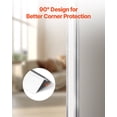 thumbnail image 5 of Stainless Steel Wall Corner Protector, 1 x 1 x 48 inch, 10 Pack Metal Corner Guards, 304 Stainless Steel Edge Trim 90-Degree Angle for Home, Office, Commercial Wall Protection, with 3m Tape, 5 of 7