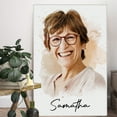 thumbnail image 3 of Custom Memorial Portrait Canvas from Photo, Personalized Name Memorial Gift for Loved Ones, Unique Memorial Decor, Memorial Day Gift Idea, 3 of 7