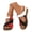 Red, variant on Mepaouo Wedge Sandals for Women Summer Dress Walking Shoes Comfortable Casual Slip on Slides Black 6