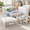 Transparent White-10.5 x 10.5 x 2.5 Inch - 6 Pack, variant on Plastic Storbags With Easy-glide Zipper Pack Of 6 Durabler Vinyl Zippered For Clothesersforters Blankets Sheets Bedding (15.7 X 1