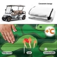 thumbnail image 5 of Bulopur Golf Cart Seat Covers Washable Golf Cart Seat Towel Blanket with 4 Front Pockets Compatible with EZGO, Yamaha, Club Car, 5 of 8