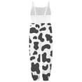 thumbnail image 5 of ZHOGXU Toddler Kids Girls Romper Sleeveless Adjustable Straps Polka Dot Print Comfortable Fahion Jumpsuit For Daily Wear,Black,3-4 Years, 5 of 5