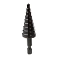 thumbnail image 1 of Broca cónica escalonada HSS, abridor de agujeros, herramientas eléctricas para Metal, hoja de acero inoxidable, fibra de vidrio, latón, bricolaje para 4-20 mm mayimx broca de cono, 1 of 9