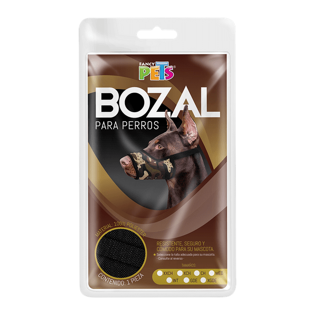 Bozal Med C/Forro de Malla Fancy Pets