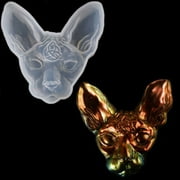 Datingday 1PC Devil Cat Shaped Silicone Molds Jewelry Accessories UV Epoxy Resin Mold