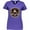 Purple, variant on Inktastic English Bulldog Gift for Dog Lover Women's V-Neck T-Shirt