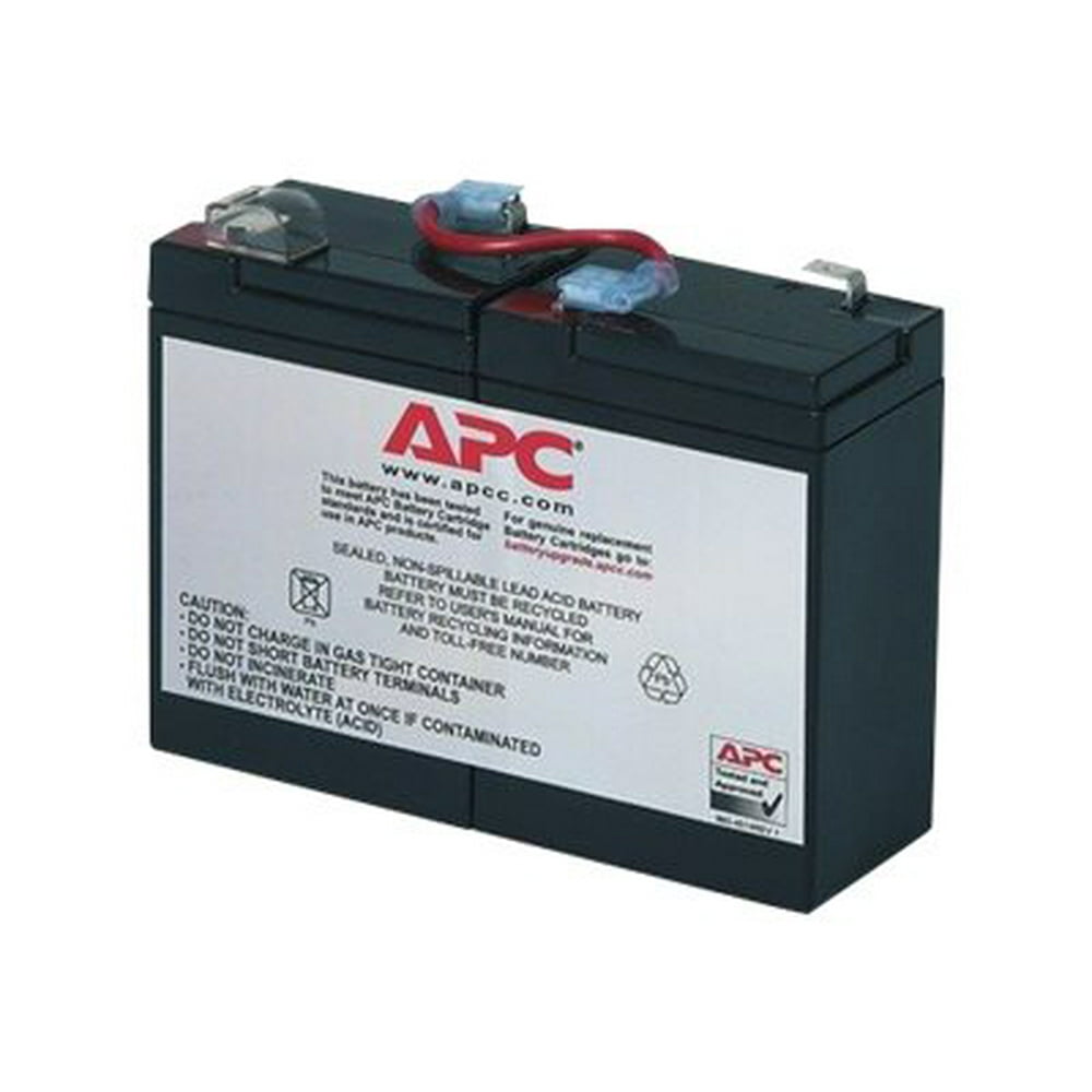 APC Replacement Battery Cartridge #1 - UPS battery lead acid - black ...