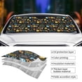 thumbnail image 5 of Bingfone Basketball Car Windshield Sun Shade Protector Keep Your Vehicle Cool Sun Shield Visor Cover Foldable-Small, 5 of 9