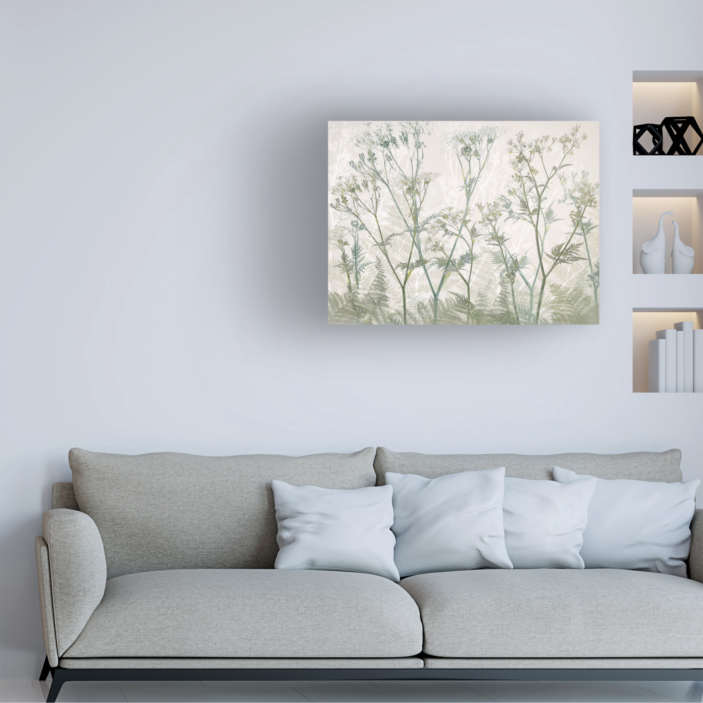 Trademark Fine Art Nel Talen  Cow parsley Canvas Wall Art