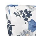 thumbnail image 4 of vidaXL Slipper Chair Blue Flower Fabric, 4 of 8