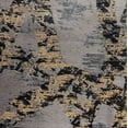 thumbnail image 2 of Plutus Craven Dust Gold, Gray Abstract Luxury Throw Pillow Double sided 20" x 26" Standard, 2 of 2