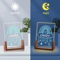 thumbnail image 4 of Luz de noche de puente de arcoíris personalizada para niñas, regalos de cumpleaños de Navidad para niños personalizados, luz de noche de acrílico, decoración de guardería de bebé personalizada, lámpar, 4 of 6