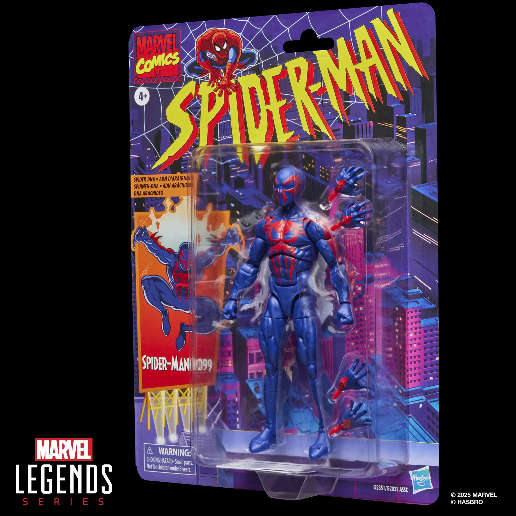 Marvel Legends Series Spider-Man 2099, Retro Cardback Comics Action Figure