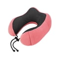 thumbnail image 3 of Almohada de viaje suave en forma de U para viajes, atención médica, espuma viscoelástica, cuello, cervicales, almohada para avión, cojín para el cuello, 3 of 5