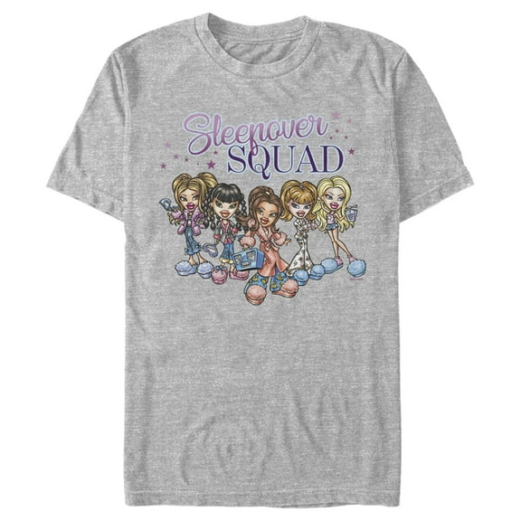 Men's Bratz Sleepover Squad Graphic Tee Athletic Heather 3X Large