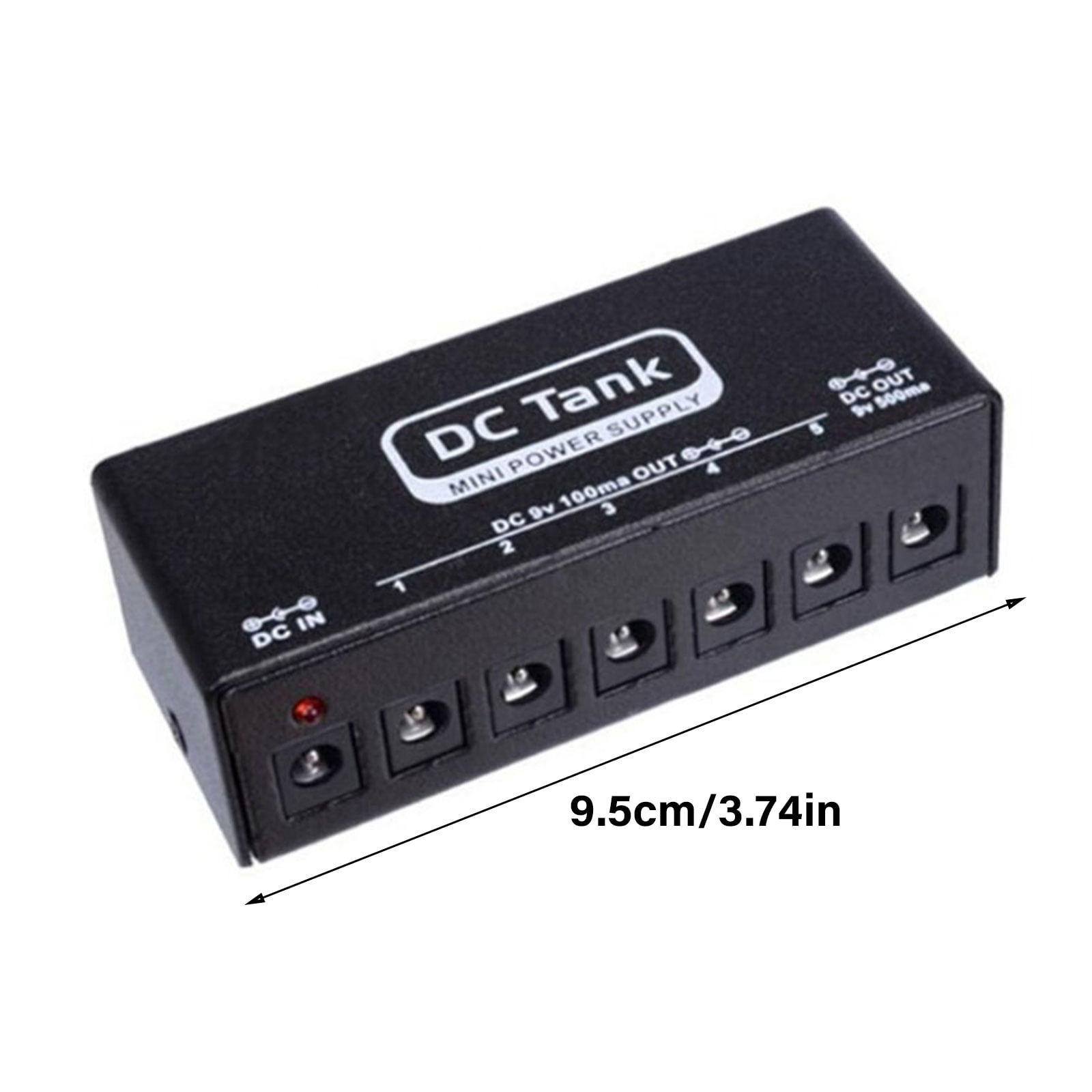 9V Guitar Effect Pedal Power Supply 6/8 Isolated Output Pedal Power Supply Short Circuit /Over Current Protections