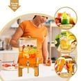 thumbnail image 5 of Iced Beverage Dispensers Glass Drink Dispensers with Stand,2 Gallon Drink Dispenser for Parties,Water Dispenser Countertop,Beverage Dispensers with Spigot,Glass Lemonade Water Dispenser, 5 of 5