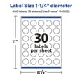 thumbnail image 6 of Avery Removable Round Labels, 1.25" Diameter, 450ct, 6 of 10