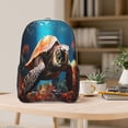 thumbnail image 5 of Rocae Realistic Turtle for 16inch Clear Backpack Transparent School Backpack for Women Men, Capacity Clear Bag for College, Travel, 5 of 7