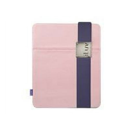 iLuv Casual Fabric Case with Band Clip for Apple iPad (Pink)