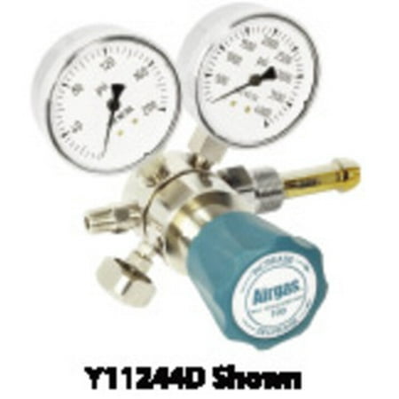 

Airgas Single Stage Brass 0-50 psi Analytical Cylinder Regulator CGA-326 With Needle Outlet