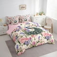 thumbnail image 3 of Castle Fairy Animal Peacock Twin Bedding Sets 7-Piece for Teens Female Girls,Chic Floral Flower Bedding Comforter Set Microfiber,Vintage Aesthetic Breathable Sheet Sets,Ultra Soft Home Decor, 3 of 8