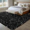 thumbnail image 5 of 8x10 Area Rugs for Living Room, Star Sky Non Slip Area Rugs for Kitchen Bedroom Entryway, Modern Abstract Black Starry Night Dots Pattern Washable Carpet Runner Rug Floor Mats for Bedroom Home Decor, 5 of 9