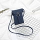 thumbnail image 4 of Bolsa de hombro casual mini para mujeres en azul, bolsa pequeña simplemente para teléfono móvil, bolsa de ocio cuadrada mini, bolsa de hombro cruzada mini para teléfono móvil, 4 of 8