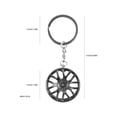 thumbnail image 3 of Hearth & Gear Car Parts Metal Keychain Keychain Speed Manual Wheel Tire Rim Keychain Key Fob Clip Wrist Lanyard for Keys Men Slim Key Holder Key Rings with Chain Wrist Lanyard for Keys for Women for, 3 of 7