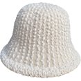 thumbnail image 5 of CoCopeaunts Bucket Hat for Women Lamb Plush Fisherman Hat Fashion Solid Color Pleated Bucket Caps Literary Leisure Big Brim, 5 of 8