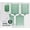Green & Clear, variant on PLASTICPRO Plastic Wine Glasses Disposable 9 oz Plastic Cocktail Cups, 10 Pack