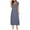 Dark Blue, variant on Karight Womens Plus Size Maxi Dresses Summer T Shirt Dress Casual V Neck Short Sleeve Long Dress
