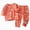 boy outfits-Orange, variant on TOWED22 Toddler Boys Outfits 2 Piece Printed Long Sleeve Crewneck Top Jogger Pants Soft Fall Winter Clothing Set(Watermelon Red,5-6 Y)