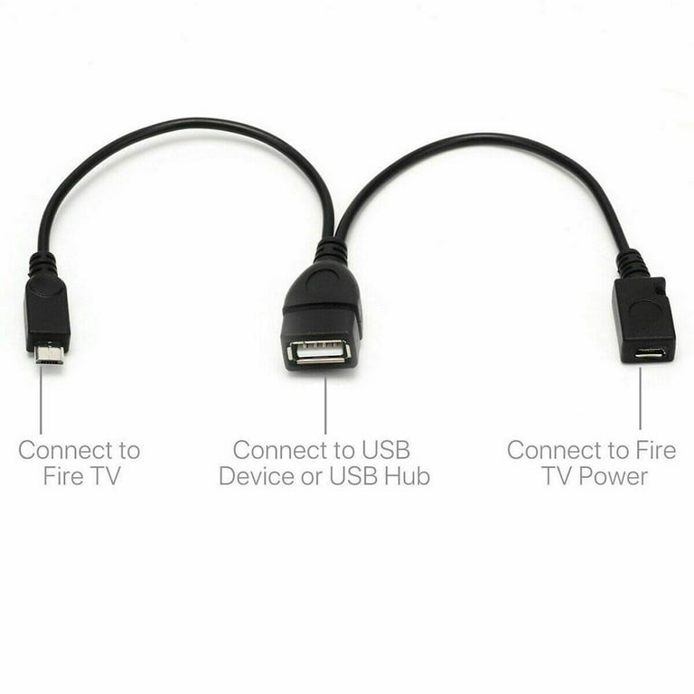 Cable Adapter For Firestick 4K Fire Stick  TV USB OTG add Keyboard  USB Q2N5