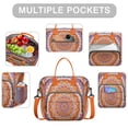 thumbnail image 2 of Cultural Mandala Lunch Box – Insulated Cooler with Tribal Folk Patterns, Ideal for Teachers, Work, or Travel, 2 of 7