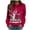 A-Brick Red2086, variant on Wxolcjlv Womens Christmas Print Sweatshirt Crew Neck Cut Winter Streetwear Sweatshirts