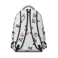 thumbnail image 3 of Pioneer Flower Floral Print Pattern Backpack for School, Cute School Bag with Adjustable Shoulder Straps and Padded Back, 15.3"x11"x7.1", 3 of 5