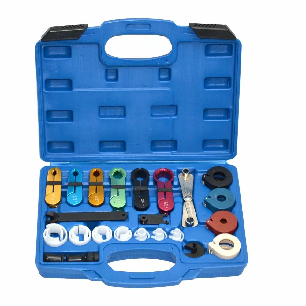 22pcs A/C AC Fuel&Air Conditioning Line Disconnect Kit Hand Tool For Ford GM 