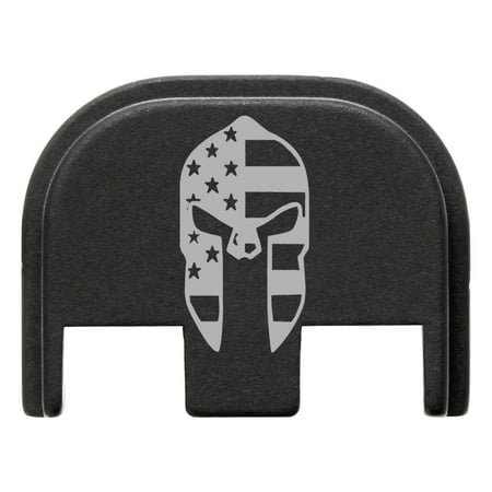 for Glock 17 19 19x 26 34 GEN 5 Rear Slide Plate NDZ Black Spartan Helmet US