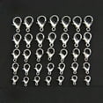 thumbnail image 5 of U8MO 50pcs 10/12/14/16/18/21mm Silver Lobster Clasps Metal Hooks for Jewelry Making-14x7mm, 5 of 6