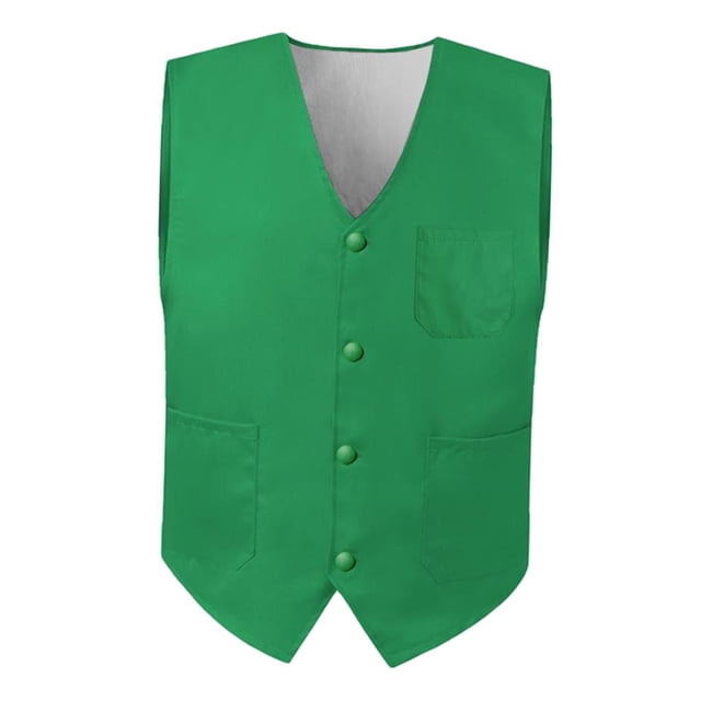 Chaleco unisex Chaleco al Chaleco de pesca de camarero para empleados de supermercado - , L Verde-L DYNWAVEMX Chaleco de supermercado