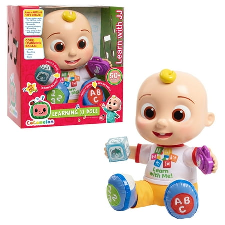 UPC: 0886144961120 | CoComelon Interactive Learning JJ Doll with Lights Sounds and Music to Encourage Letter Number and Color Recognition Kids Toys for Ages 18 month