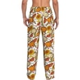 thumbnail image 6 of Cauagu Pumpkin Corn Daisy Mens Pajama Pants Sleep & Lounge Pants,PJ Bottoms with Pockets-XX-Large, 6 of 7