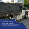 thumbnail image 2 of Tarps Now 41" EPDM Rubber Tarp Straps with Metal S Hooks for Scaffolding - Black (50Pcs), 2 of 9