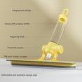 thumbnail image 4 of Huarong  Wet and Dry Dual-Use Brush Bathroom Clean Brush with Handle Apply for Patio Door Porch Screen  Green, 4 of 6