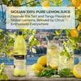 thumbnail image 2 of Tuscanini 100% Sicilian Lemon Juice, Not from Concentrate,16.9oz (2 Pack) No Water Added | Convenient Size - Fits Nicely in Refrigerator | Product of Italy | Certified Kosher (Including Passover), 2 of 7