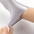 thumbnail image 3 of YAOBAMM Charming Gloves 1 Pair Solid Color Full Fingers Elastic Smooth Soft Breathable Elbow Length Bride Wedding Stage Performance, 3 of 6