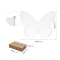 thumbnail image 3 of YAOMOBB Party Accessories DIY Acrylic Sign Table Number Plate with Stand Smooth Transparent Wedding Party Decoration, 3 of 7
