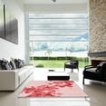 thumbnail image 7 of Ahgly Company Machine Washable Indoor Rectangle Transitional Pink Area Rugs, 8' x 10', 7 of 7